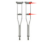 ACCESORIOS PARA MULETA PAR (AXILERA Y EMPUÑADURA)