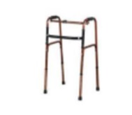 ANDADOR ALUM. S/RUEDAS C/MARCAPASO - COLOR COBRE