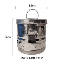 BOMBONA 12X12 ACERO INOX.