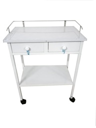 COCHE DE CURACIÓN 2 CAJONES COLOR BLANCO