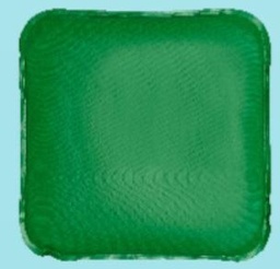 COJÍN DE GEL PLANO ACOLCHADO 45x45 CM / COLOR VERDE