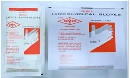 GUANTES ESTÉRILES TALLA 7 1/2 CAJA X 50 PARES COLOR BLANCO