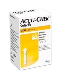LANCETAS DESCARTABLES ACUU-CHECK X 200 UNID.