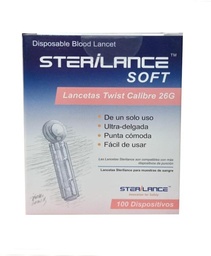 LANCETAS DESCARTABLES STERILANCE X 100 UNID.