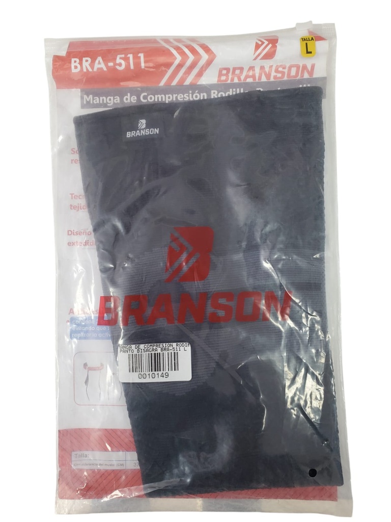 MANGA DE COMPRESION RODILA-PANTORRILLERA C/ BISAGRA BRA-511 L