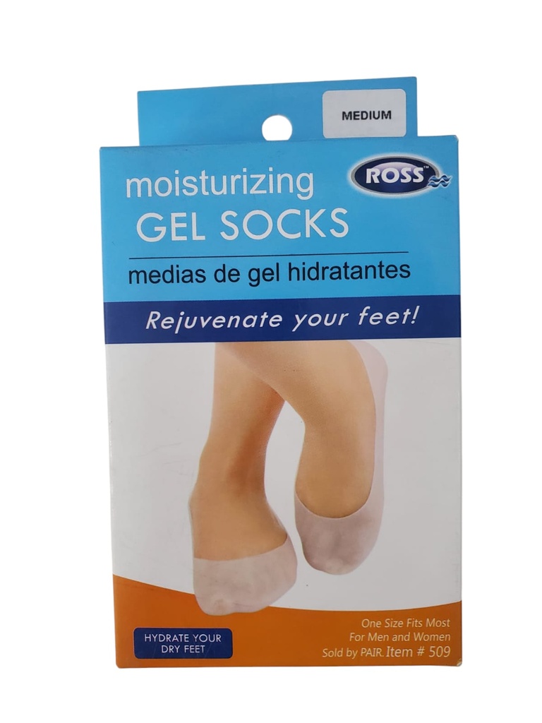 MEDIA GEL TIPO BALERINA CON TALON Y AJUSTE PUNTA CERRADA T.39-42 / M