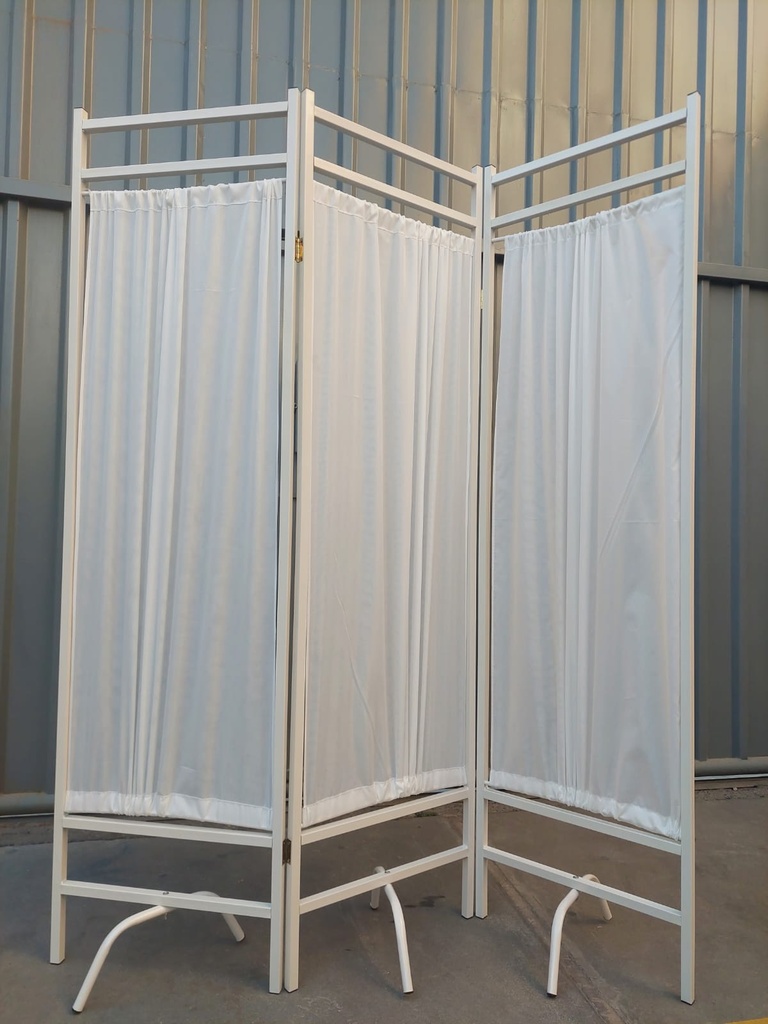 BIOMBO IMPORTADO - PINTURA BLANCA - 3 CUERPOS