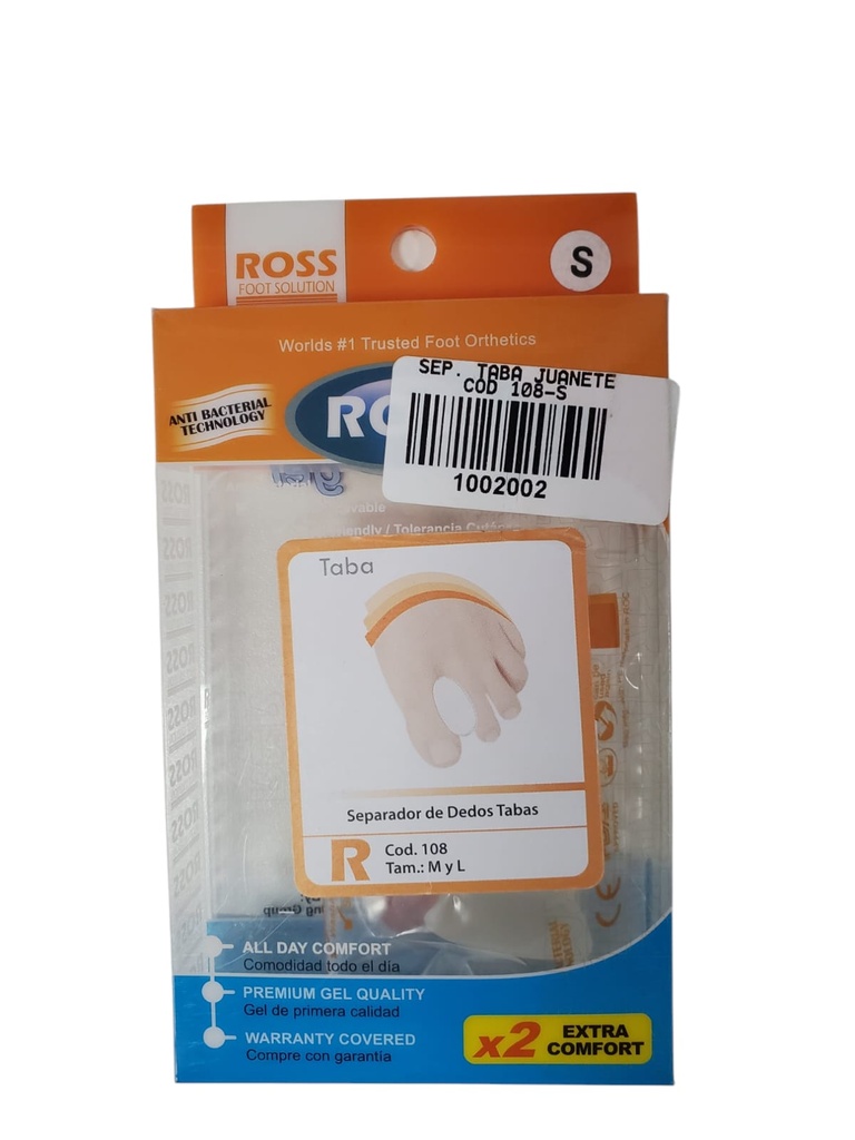 SEP. TABA JUANETE COD 108-S