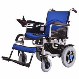 SILLA DE RUEDAS ELECTRICA RESPALDAR PLEGABLE ACOLCHADA