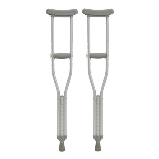 [0211100] MULETAS EN ALUMINIO ANODIZADO GRIS - TALLA S/PAR - 0.6 MM