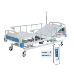 [1001462] CAMA ELECTRICA 4 FUNCIONES IMPORTADA (BARANDA) - BT603E CON VARILLA PORTASUERO
