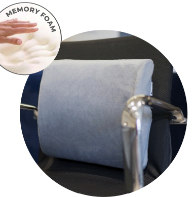 [5000005] COJIN LUMBAR VISCOELASTICO - COLORES LM-160 (PLOMO)