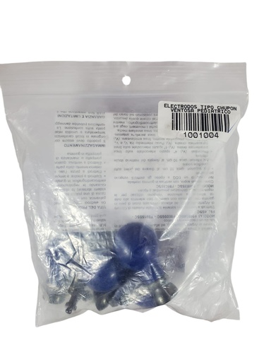 [1001004] ELECTRODOS TIPO CHUPON VENTOSA PEDIATRICO