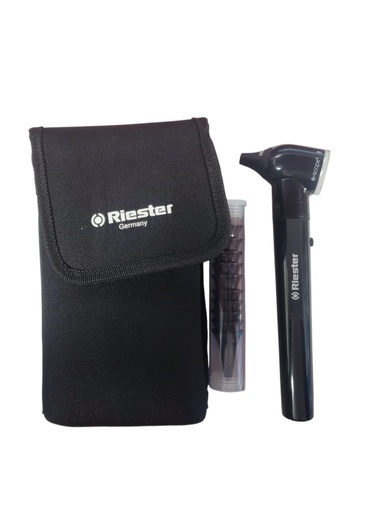 [0330009] OTOSCOPIO E-SCOPE VACIO 2.7 NEGRO E/LONA RIESTER 2101-200