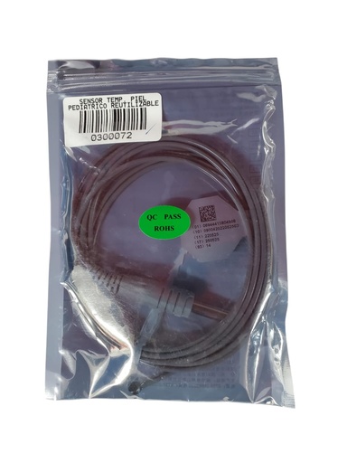 [0300072] SENSOR TEMP. PIEL PEDIATRICO REUTILIZABLE
